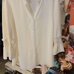 White Button Up Blouse